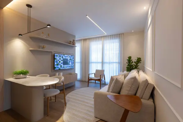 Apartamento decorado do Hall Design — ambiente 1